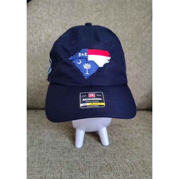 Premier Water Hat Cap Strap Back Navy Blue Embroidered Richardson DXP Logo SC NC - Picture 2 of 12
